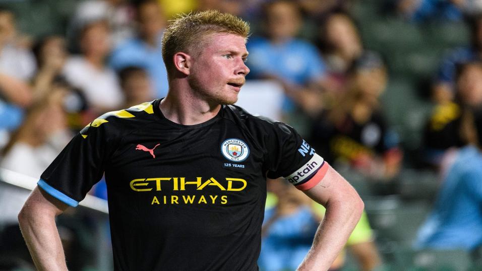 Kevin De Bruyne playing for Man City
